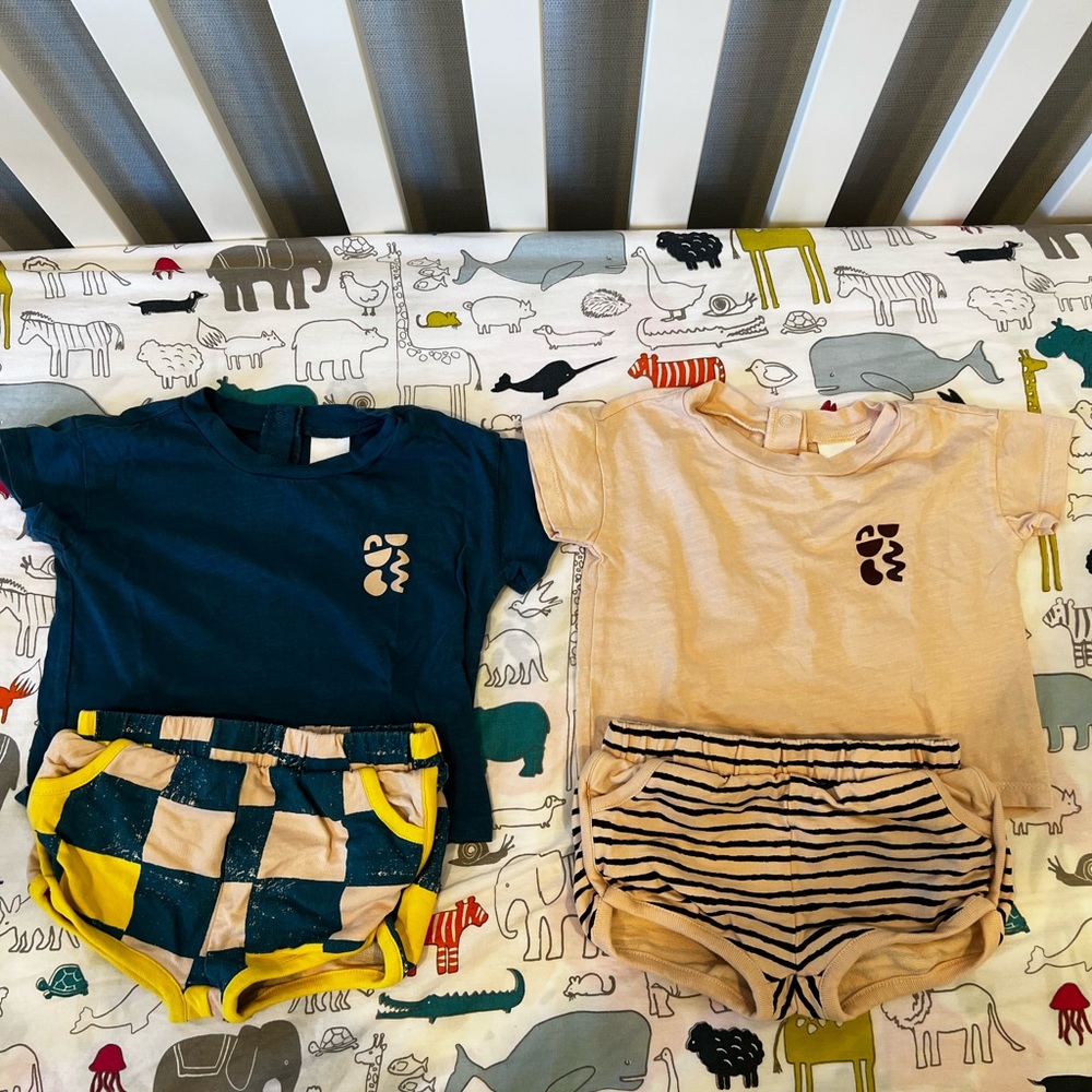 Open edit baby boy matching set